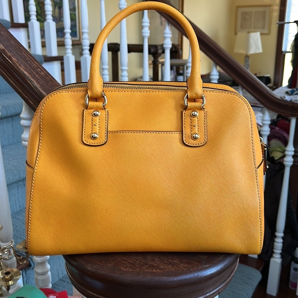 Michael Kors Satchel, Crossbody bag & wallet leather Vibrant goldenrod color - Picture 7 of 16